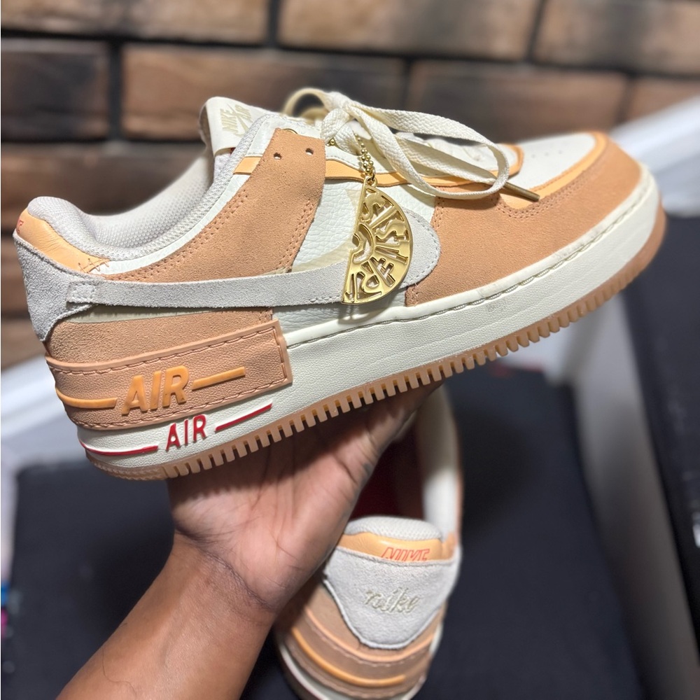 Nike Air Force 1 Low Shadow Sisterhood Cashmere Leather Sneakers US size 10